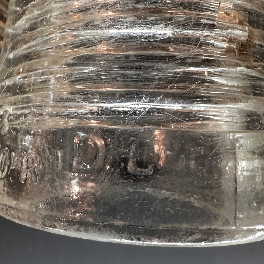 Pyrex Clear Glass Insulators Lot Vintage Industrial Antique Rustic Home Decor - Picture 6 of 11